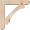 Ekena Millwork Imperial Craftsman Smooth Bracket w/ Offset Brace, Douglas Fir, 7 1/2"W x 36"D x 36"H BKT0806X36X36IMP04SDF - alternate 3